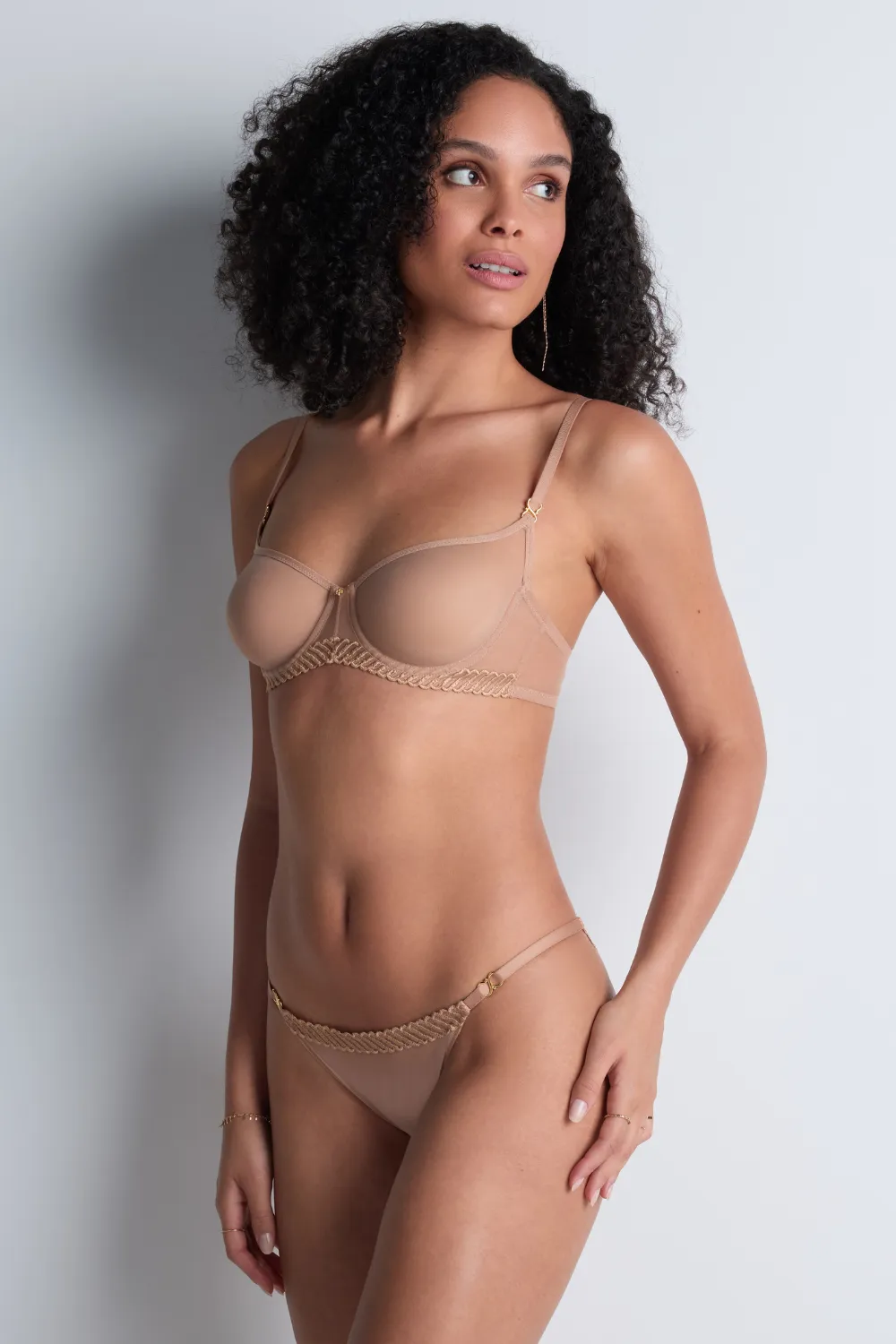 Sheer Emotion Half Cup Bra