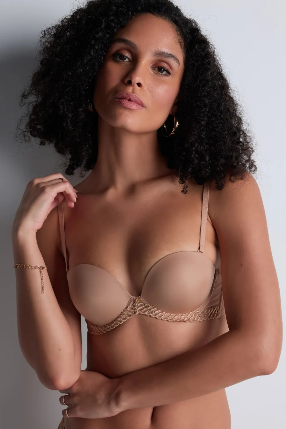 Sheer Emotion Multiway Plunge Bandeau Bra
