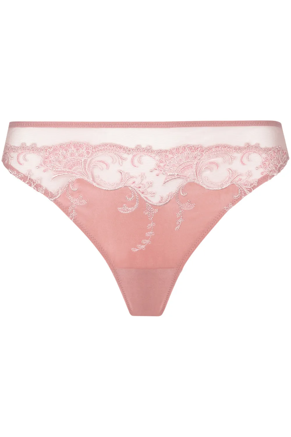 Splendeur Soie Thong Rose