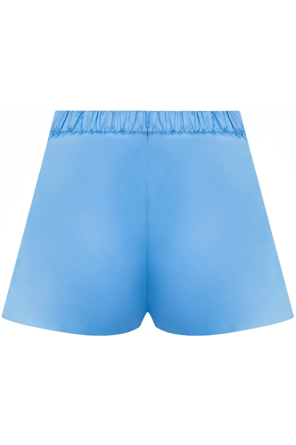 Sublime En Dentelle Silk Shorts in Blue