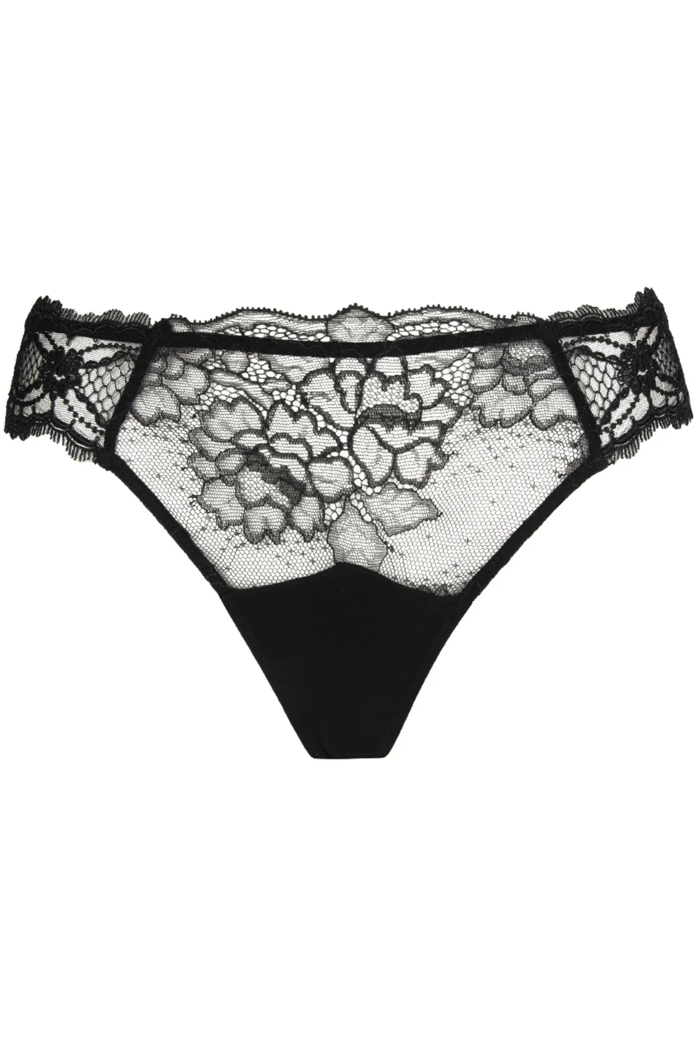 Sublime En Dentelle Thong in Black