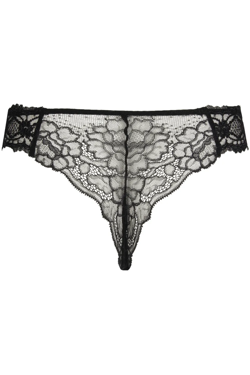 Sublime En Dentelle Thong in Black