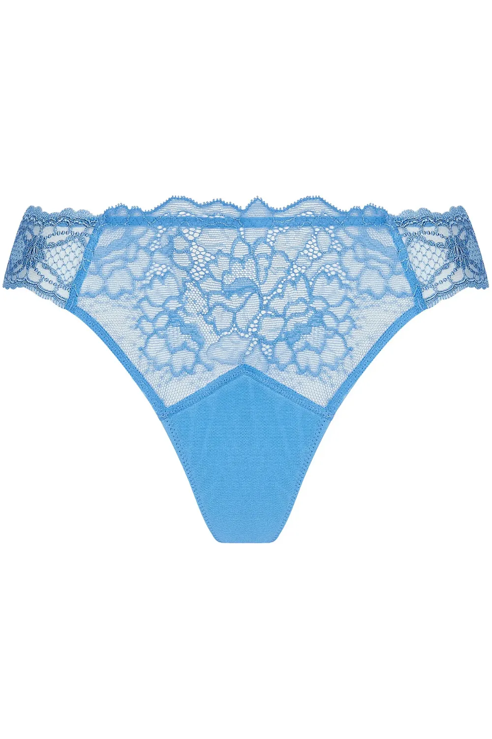 Sublime En Dentelle Thong in Blue