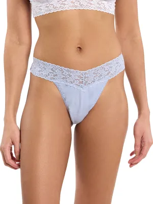 Supima® Cotton Original Rise Thong Dove Grey