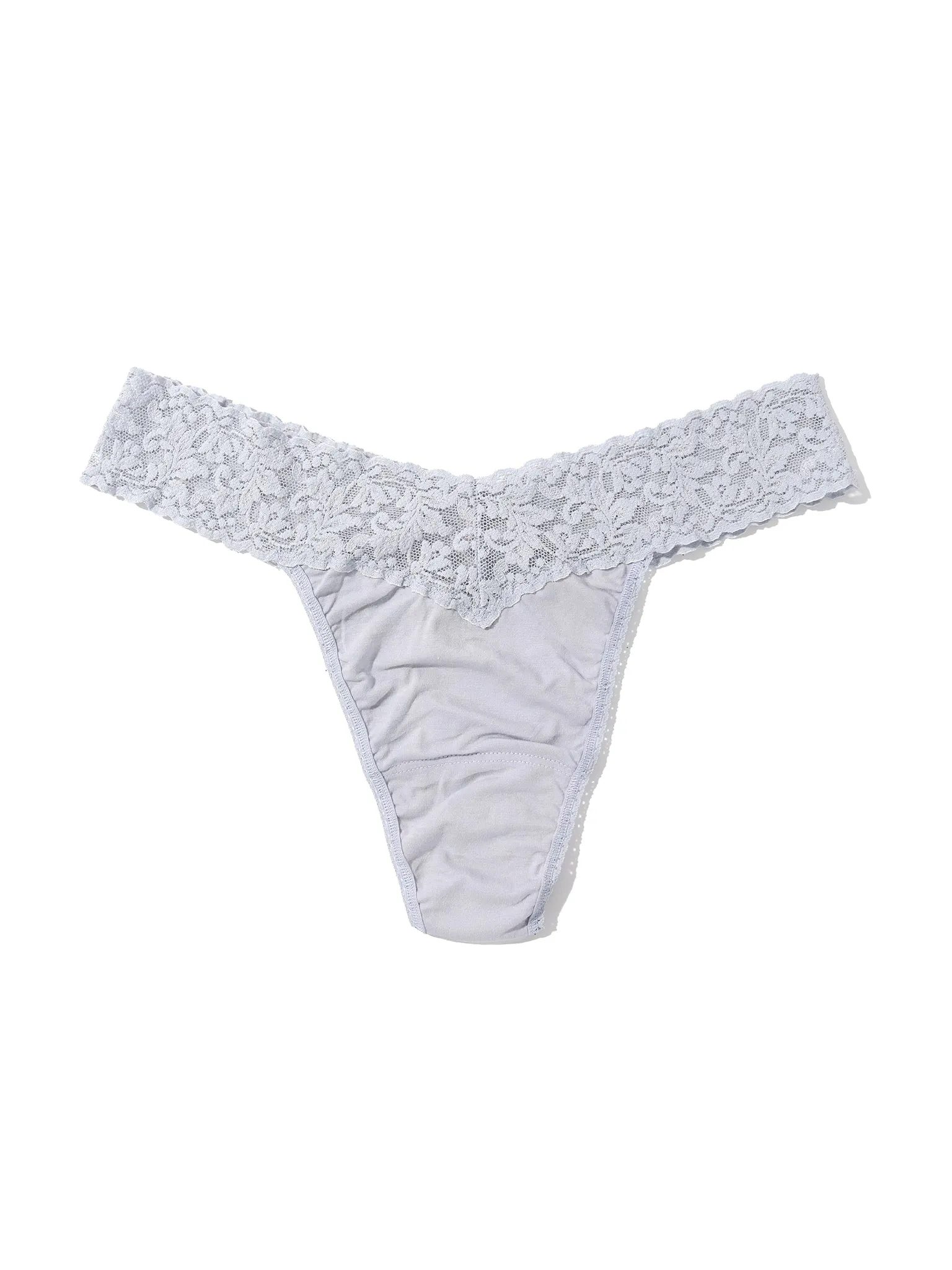 Supima® Cotton Original Rise Thong Dove Grey