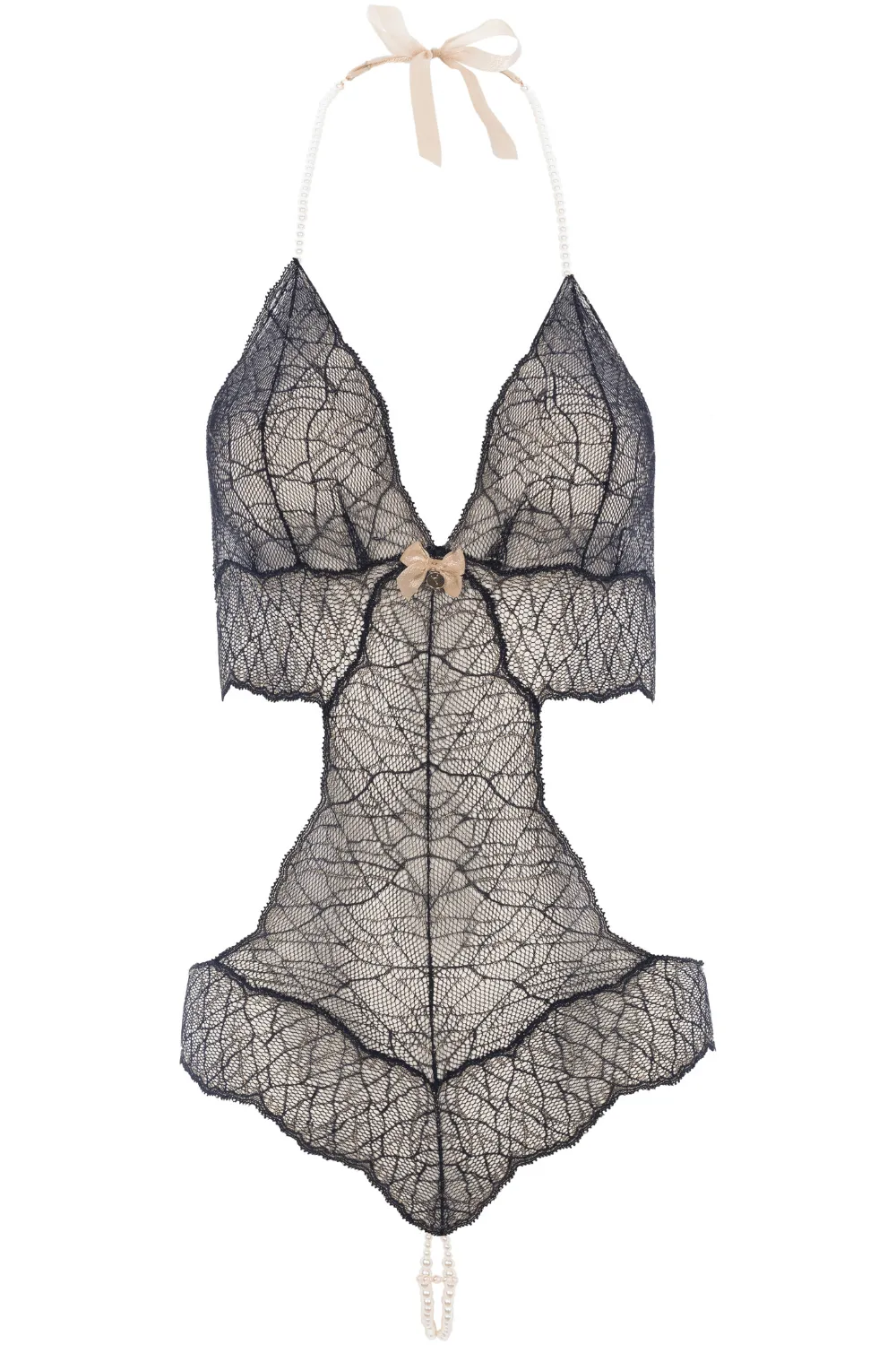 Sydney Double Pearl Body Black, Size L