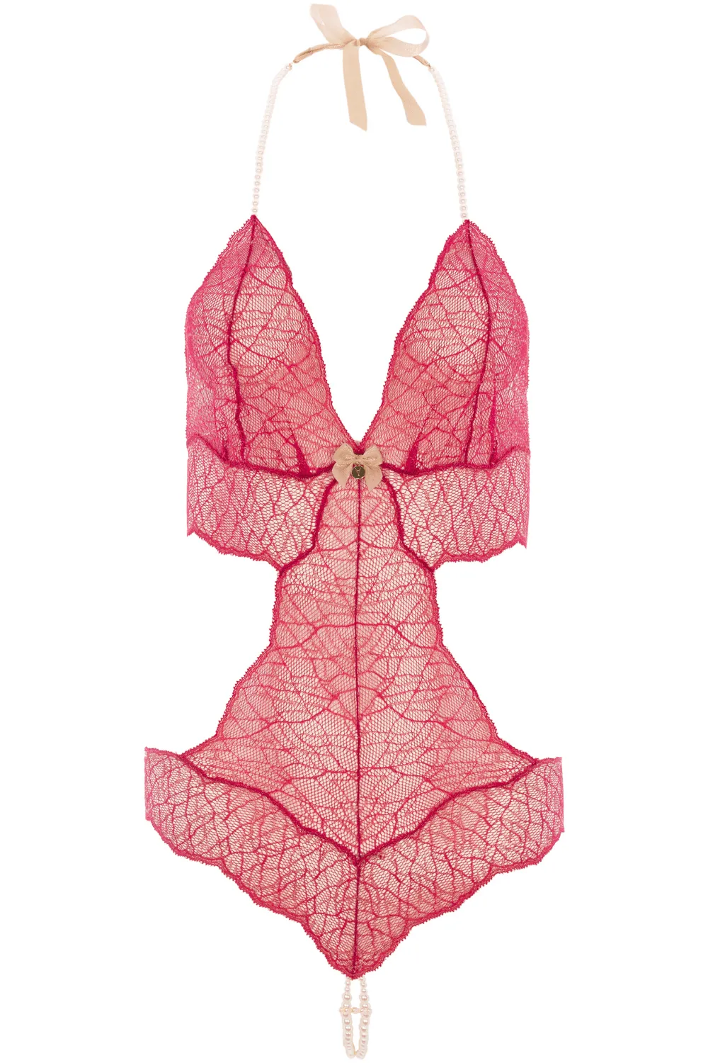 Sydney Double Pearl Body Red, Size XL