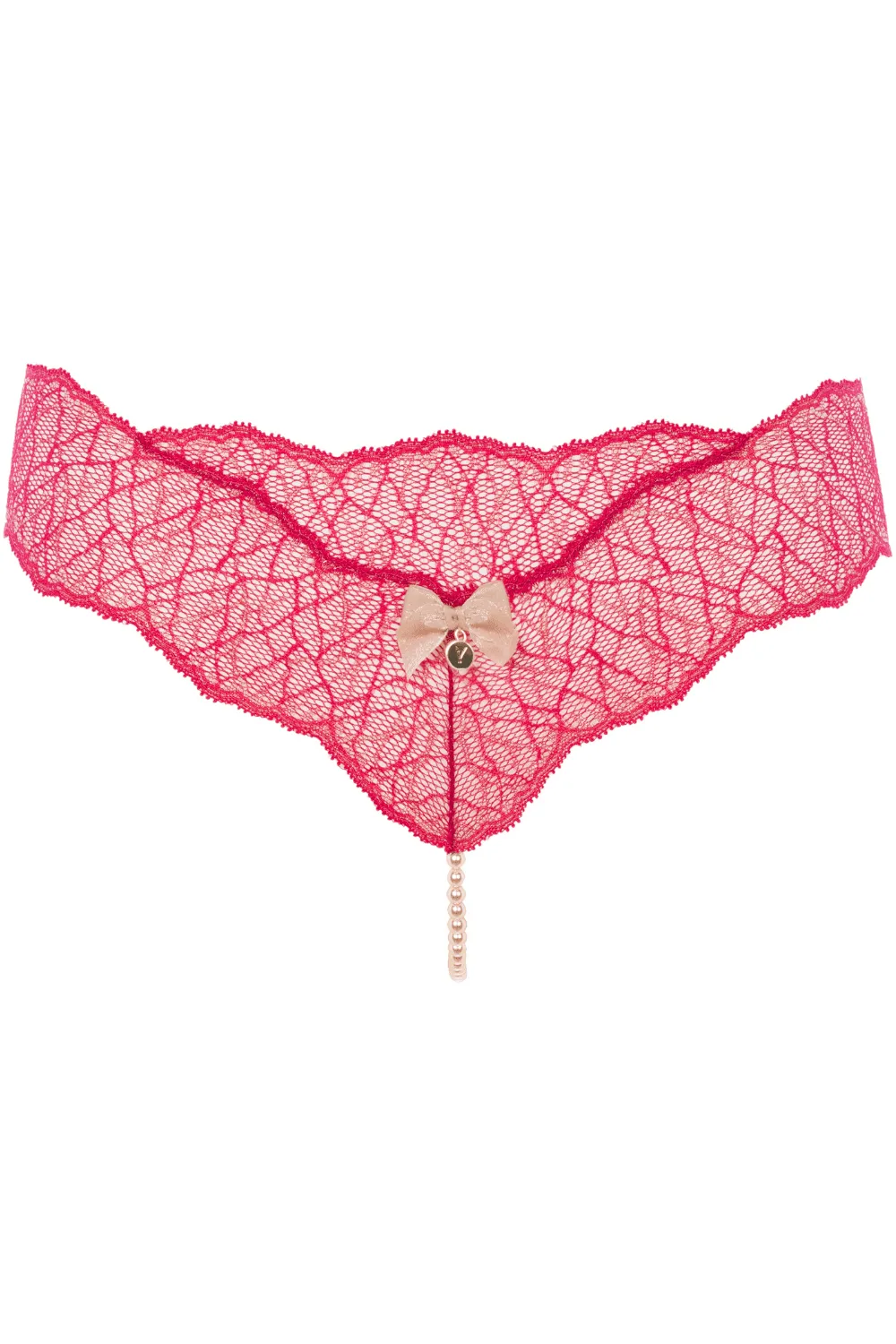 Sydney Single Pearl Thong Red