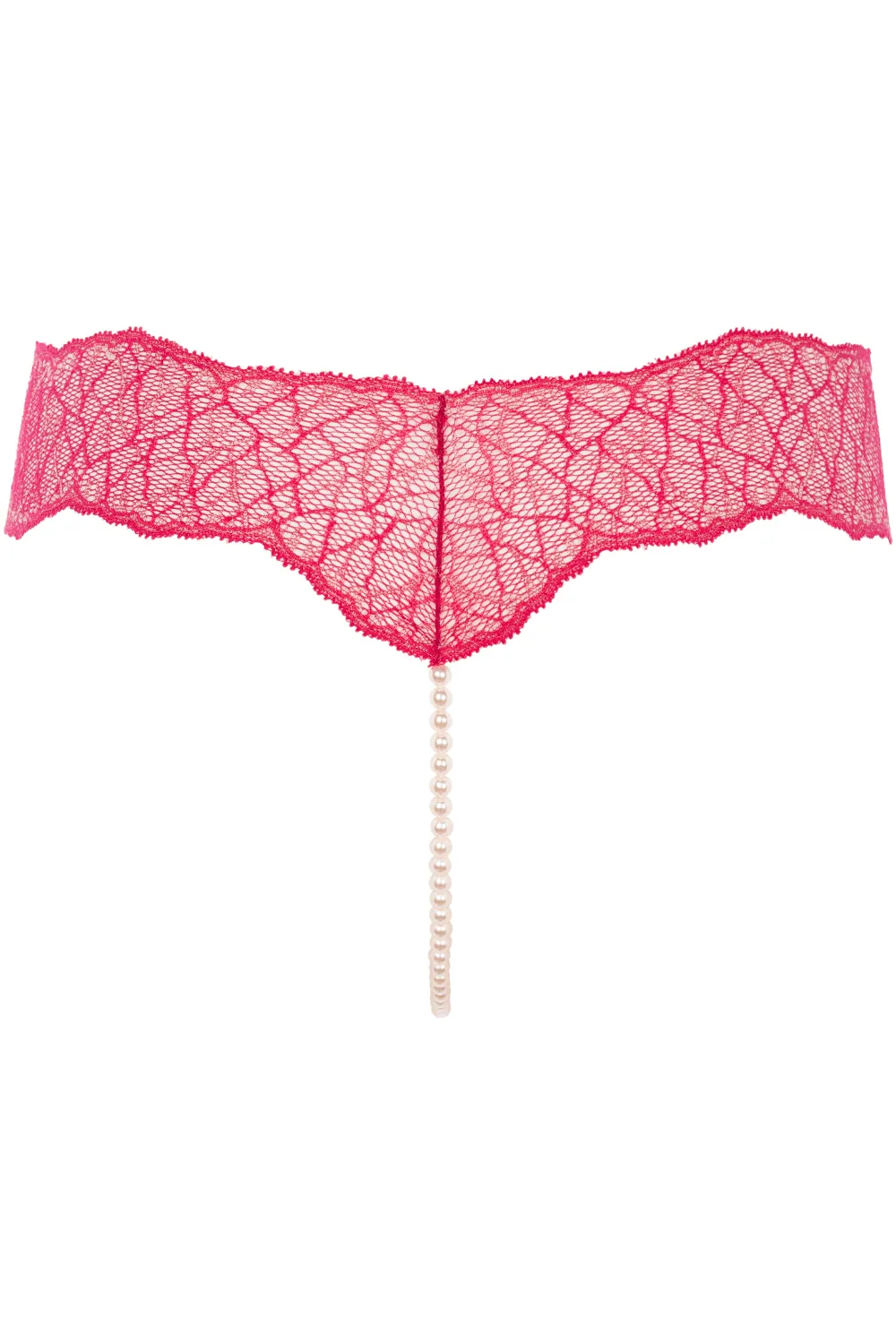 Sydney Single Pearl Thong Red