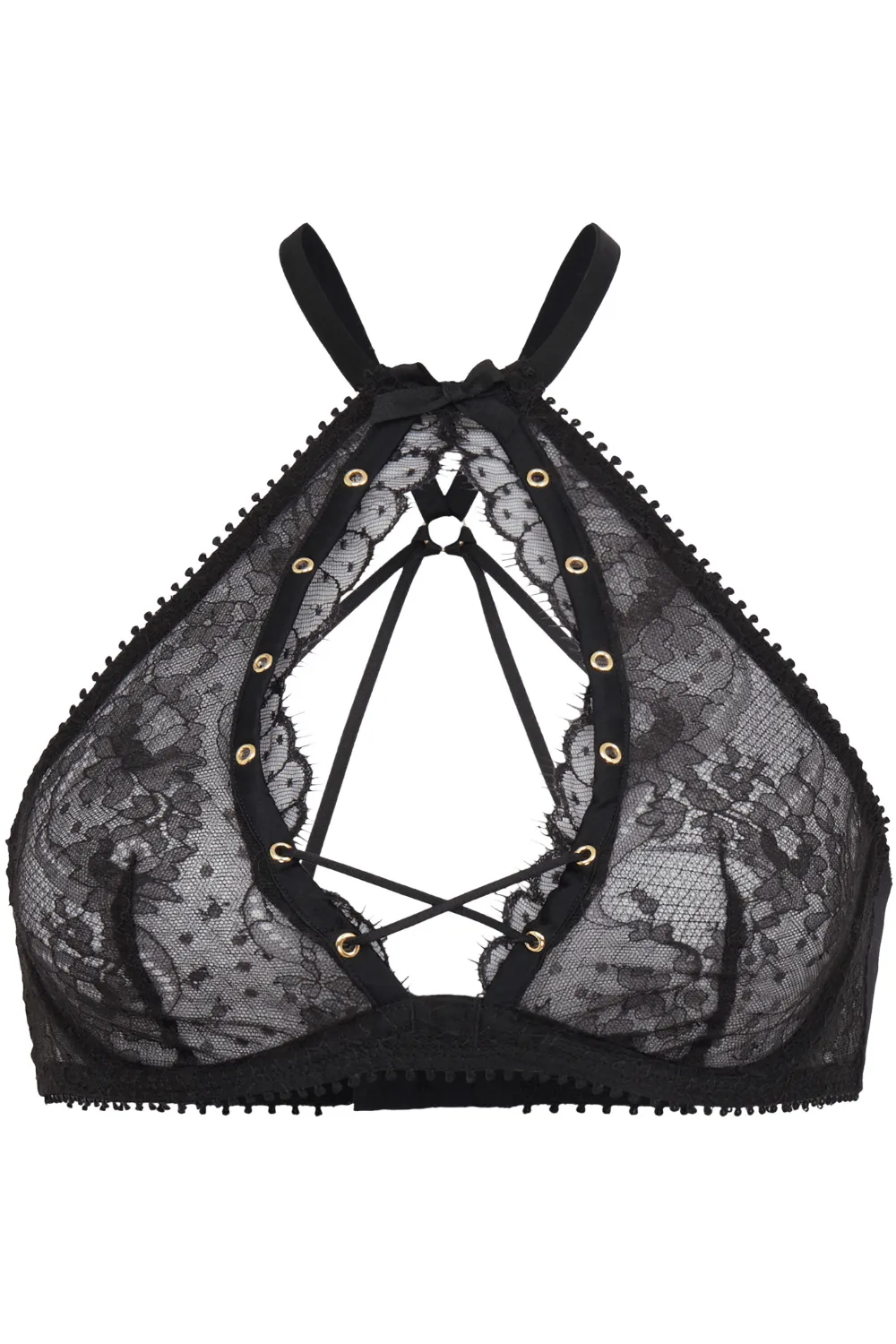 Vallentina High Neck Bra