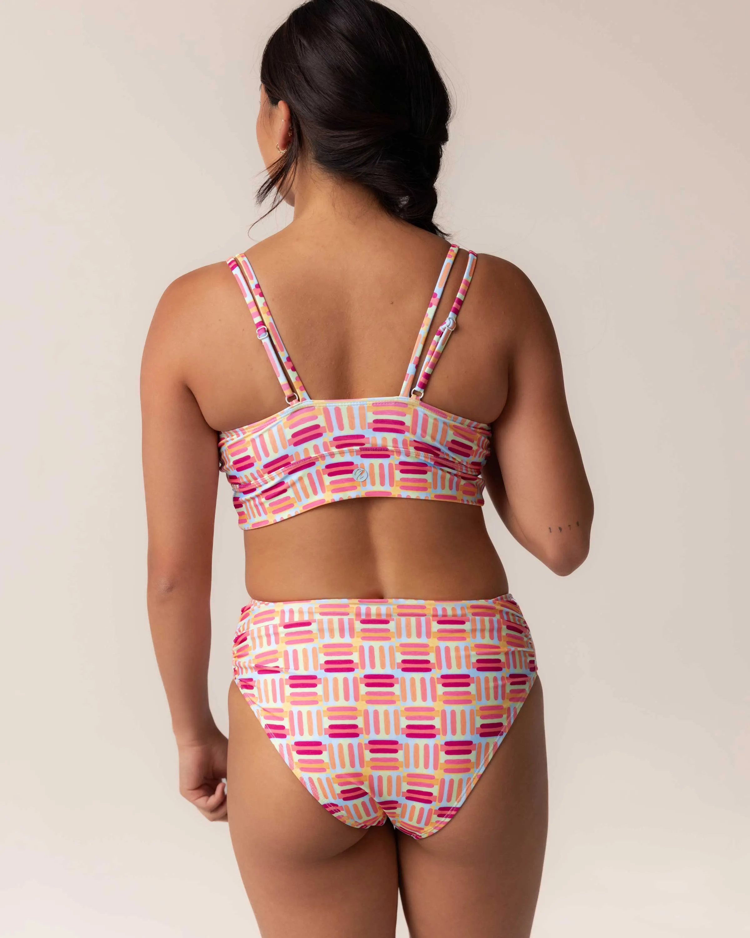 Vera High Leg Ruched Bottom