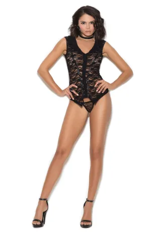 Womens black lingerie set