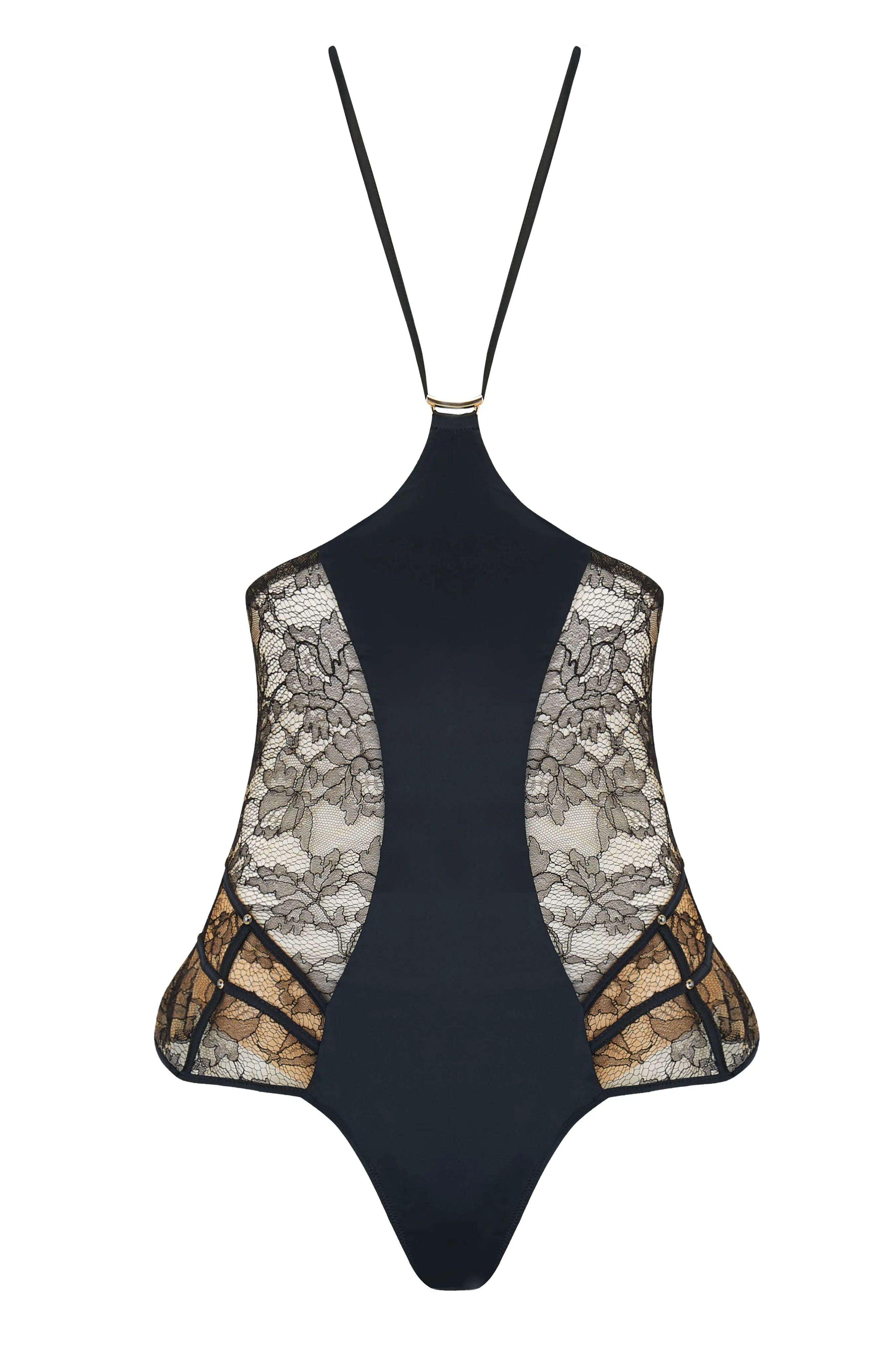 Xena Black Playsuit
